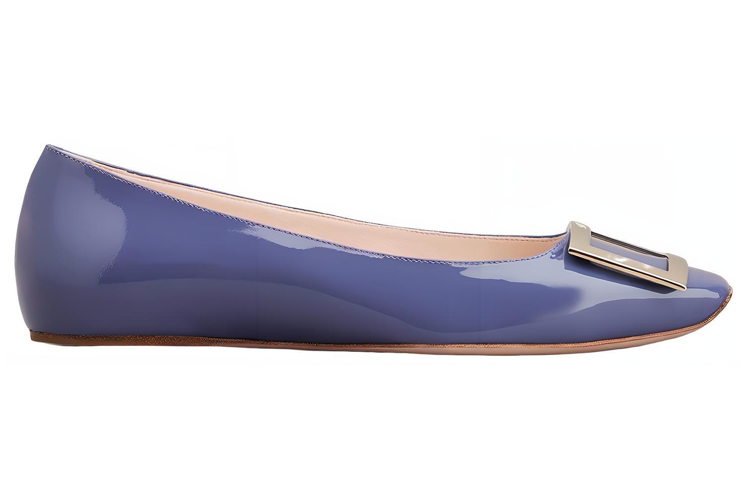 Повседневные туфли женские голубые Roger Vivier — фото 2