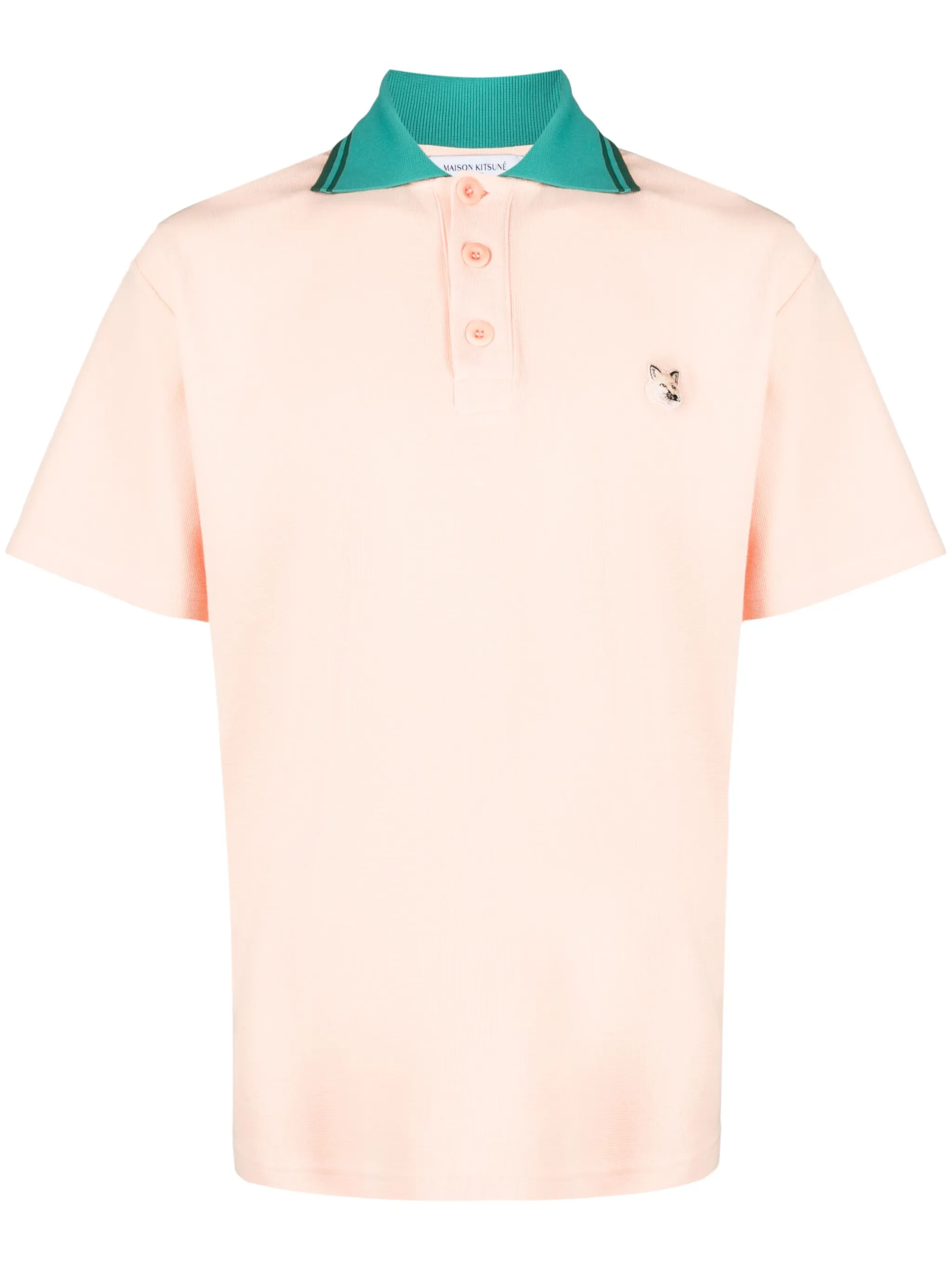 

Рубашка поло с логотипом Maison Kitsuné, оранжевый