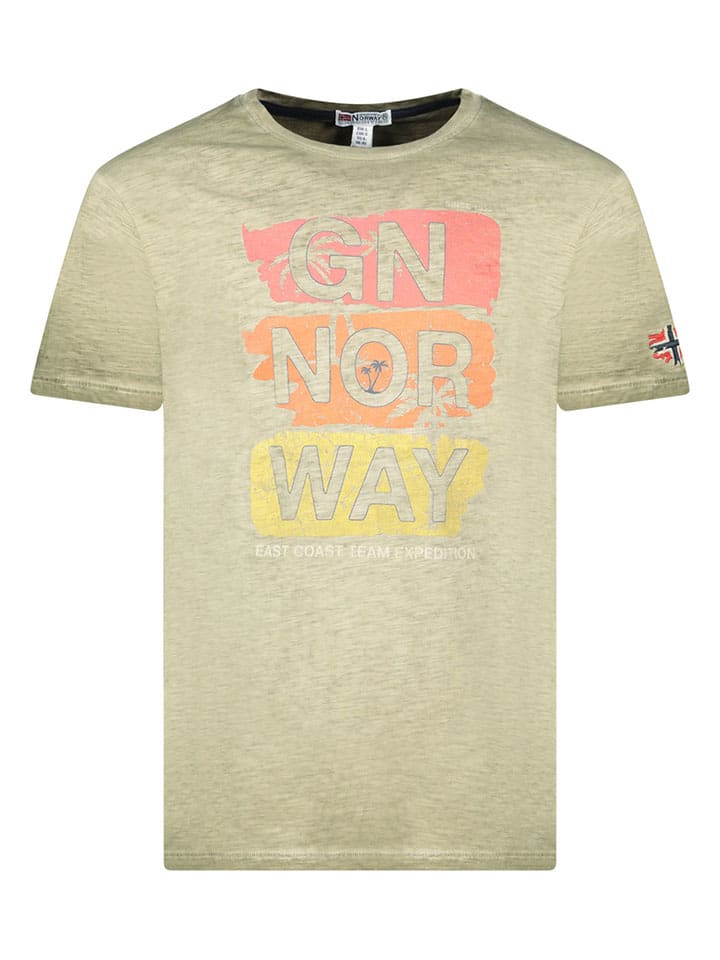 

Футболка Geographical Norway, хаки