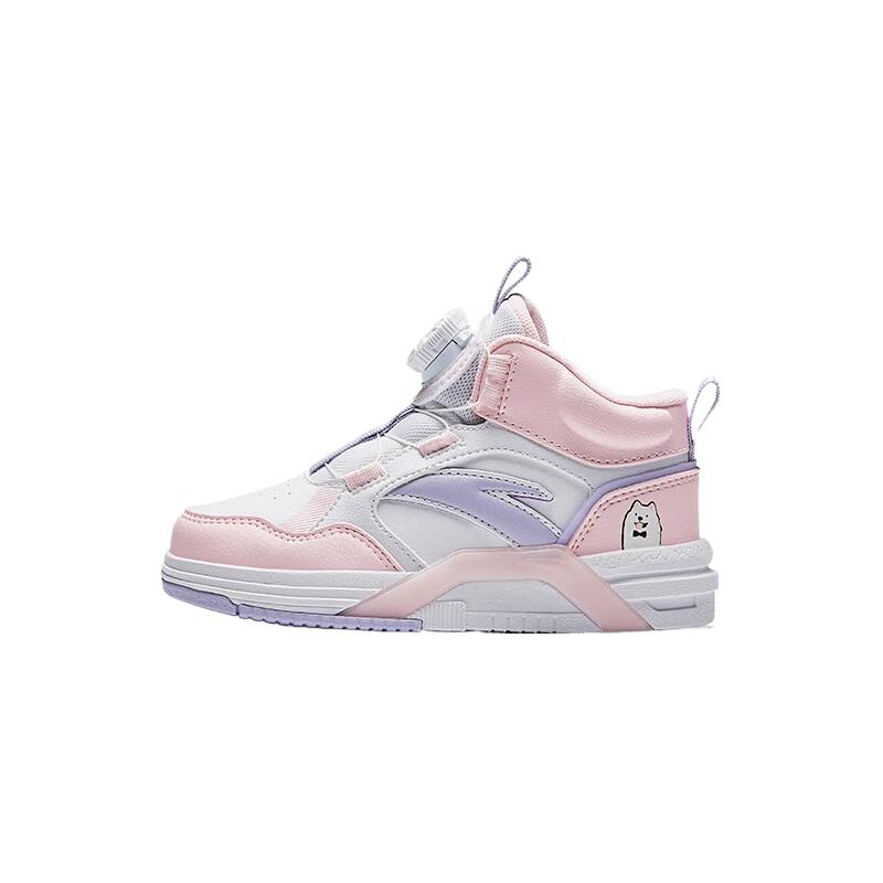 

Antakids Непромокаемые амортизирующие износостойкие мид-топы Kids Lifestyle Shoes белые розовые детские