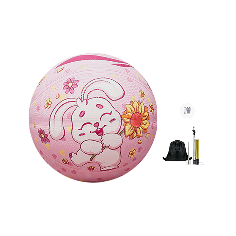 

LINING Резиновый баскетбольный мяч pink rabbit тренировочный матчевый unisex
