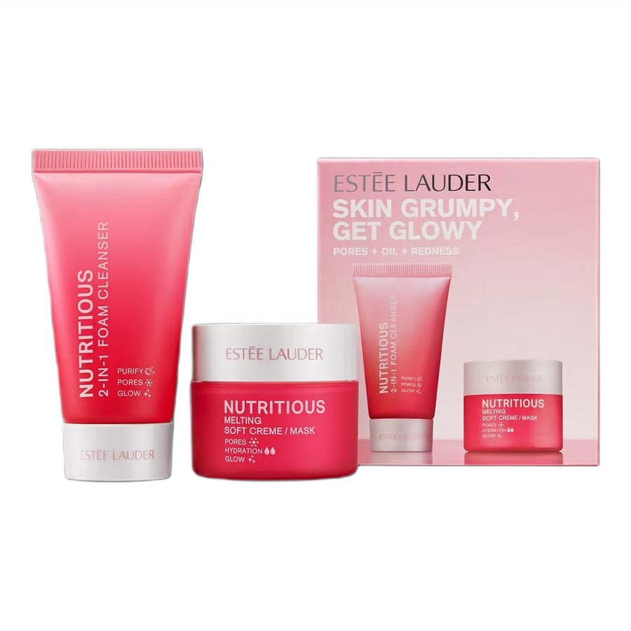 

Estée Lauder, Skin Grumpy Get Glowy 2in1 Cleansing Foam Face Set 30 мл + Moisturizing Face Cream 15 мл