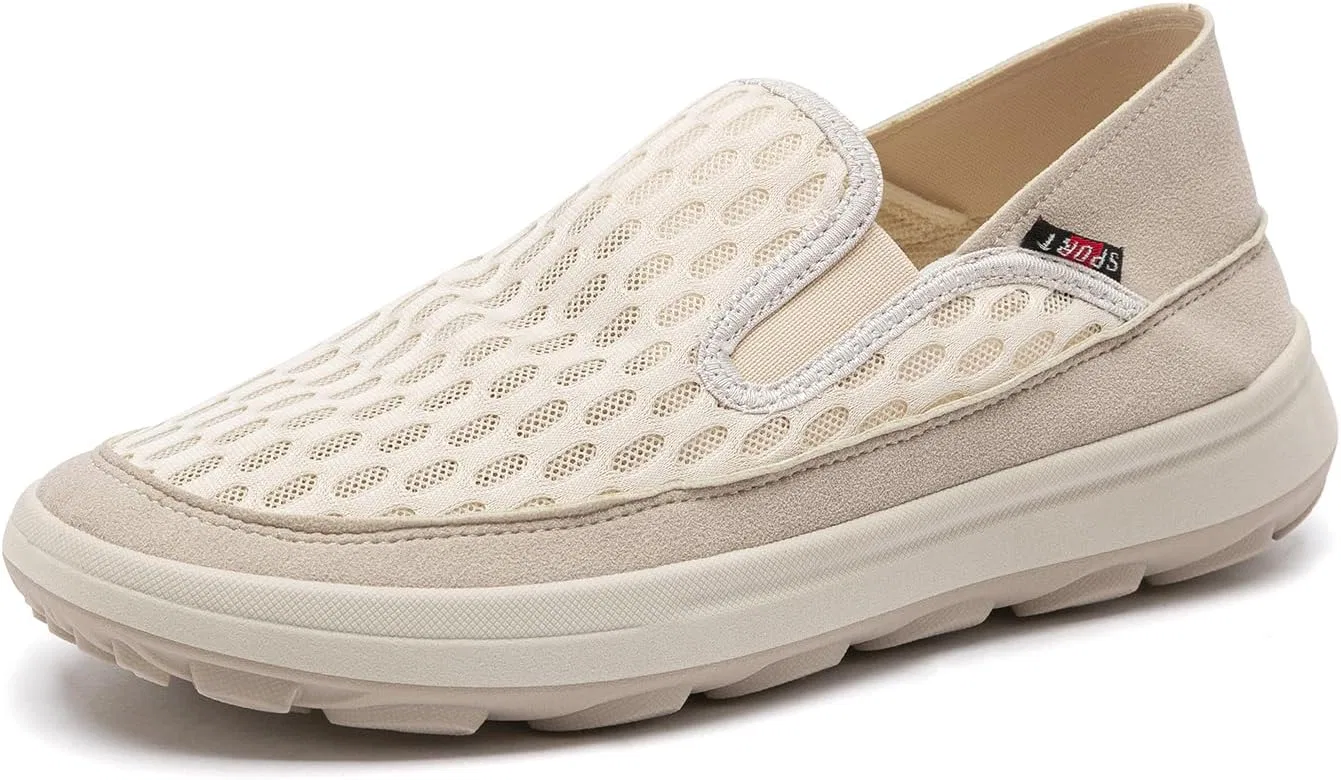 Лоферы дышащие Mesh, Beige Wsvpeto