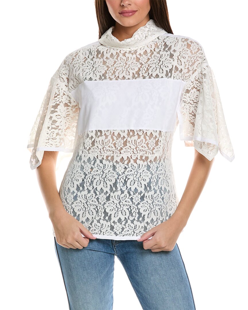 

3.1 Кружевная блузка Phillip Lim 3.1 Phillip Lim, слоновая кость