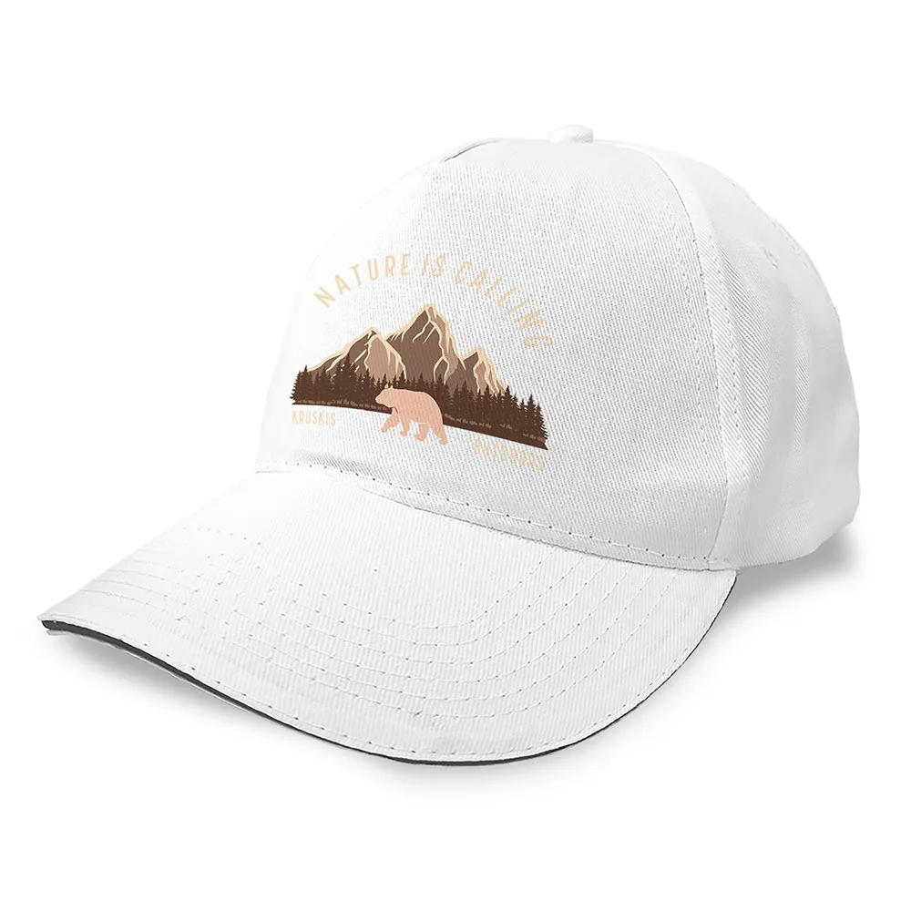 

Бейсболка Kruskis Bear, белый