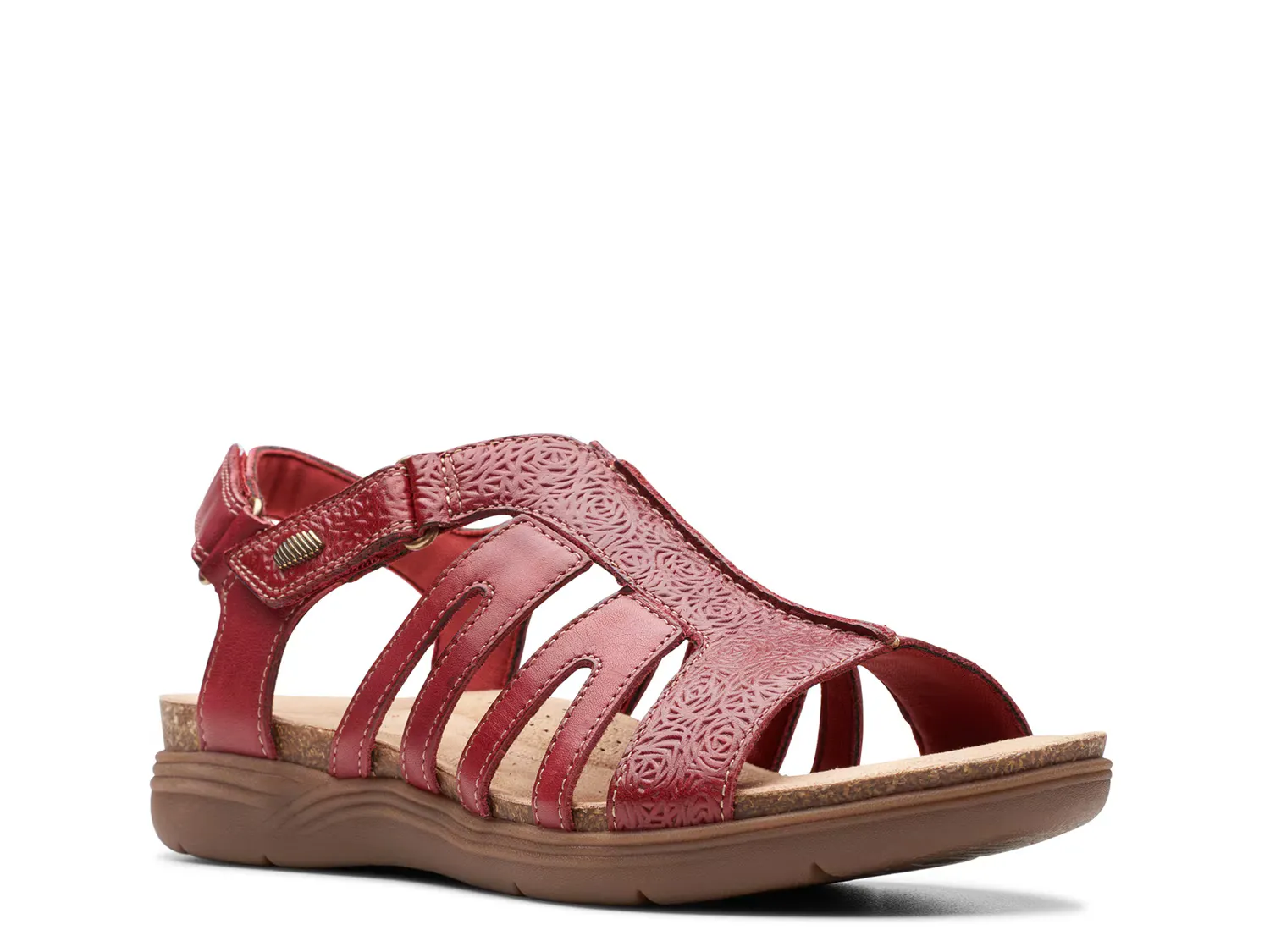 

Сандалии April Belle Sandal Clarks, темно-красный