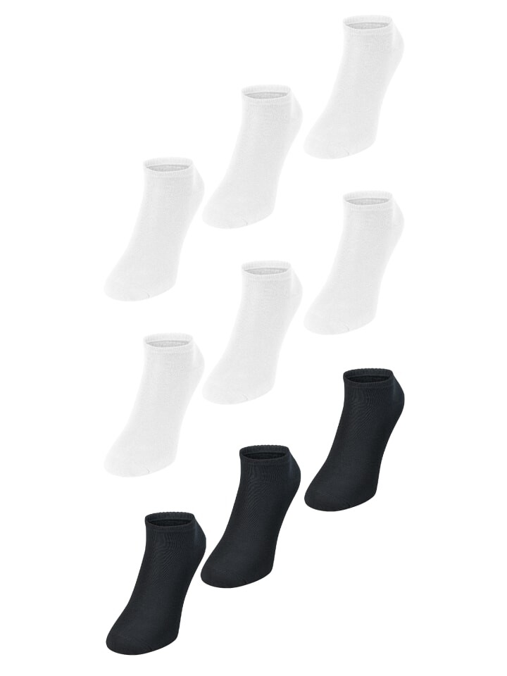 

Носки Jako 9er Set Bequeme Füßlinge, цвет weiß-schwarz