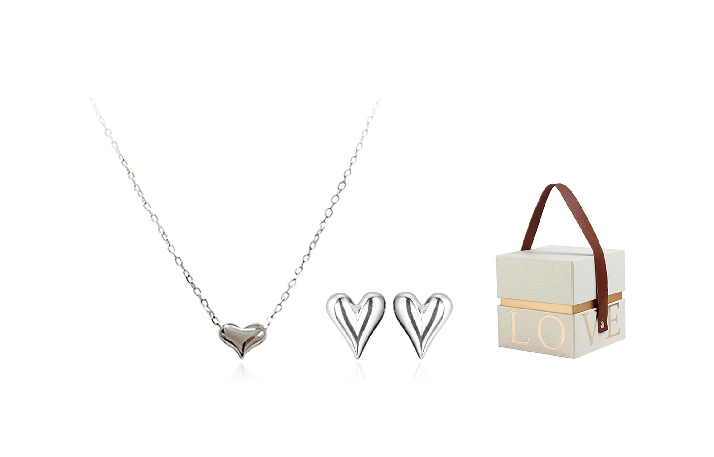 

HOLLY RYAN Сердце из серебра 925 пробы с гладкой отделкой, женская мода, минималистичный стиль, универсальный кулон в форме сердца