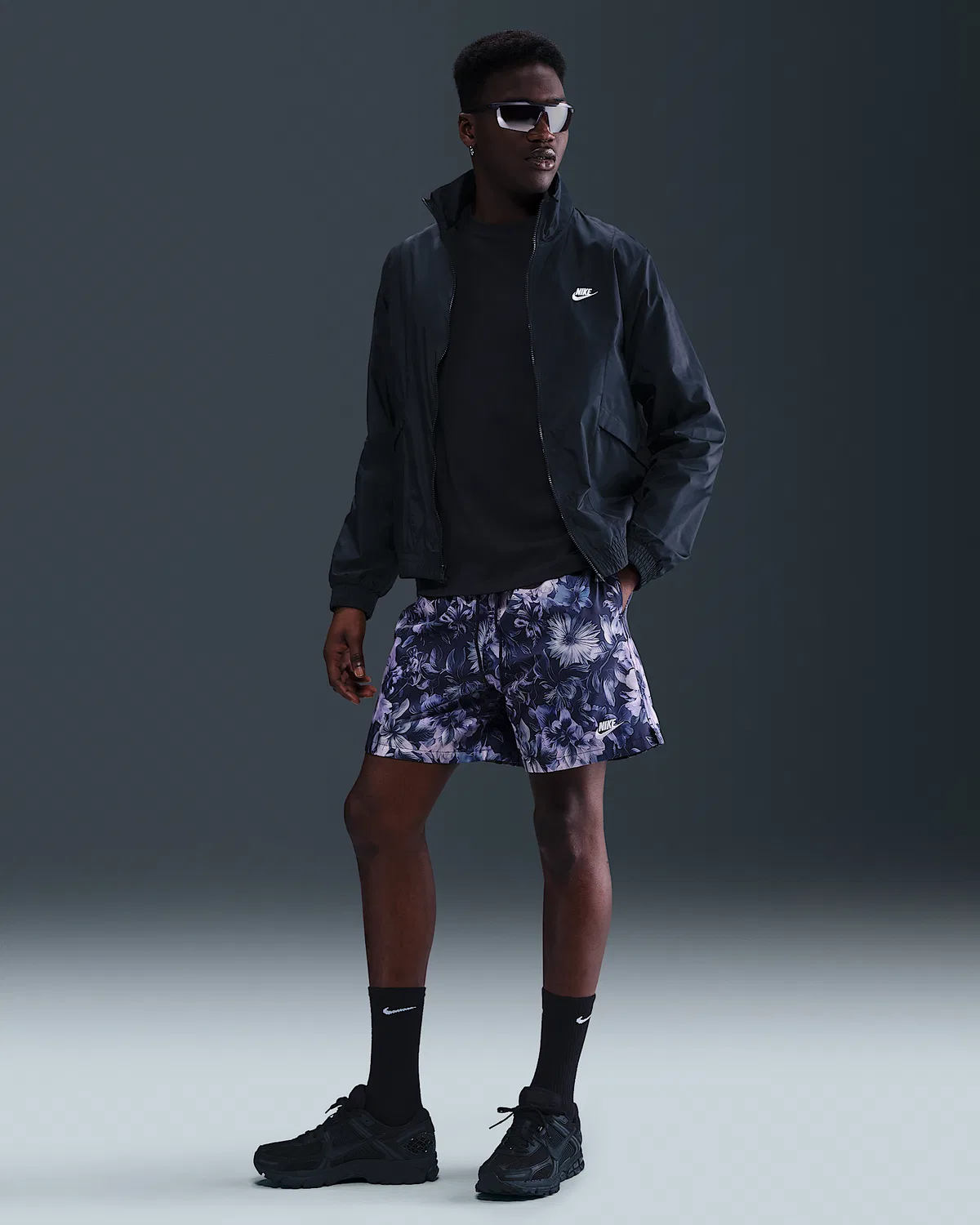 Мужские шорты Nike Club Flow, Midnight Navy/Psychic Blue