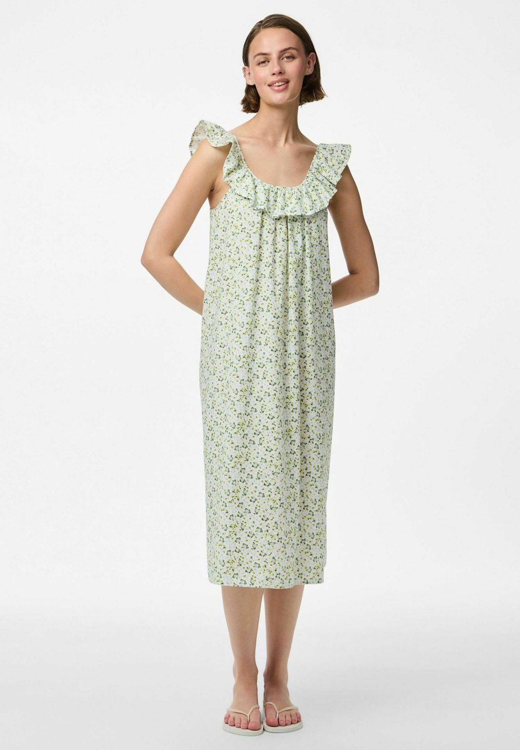 

Повседневное платье PCFRONA TRÄGER Pieces, кремовый