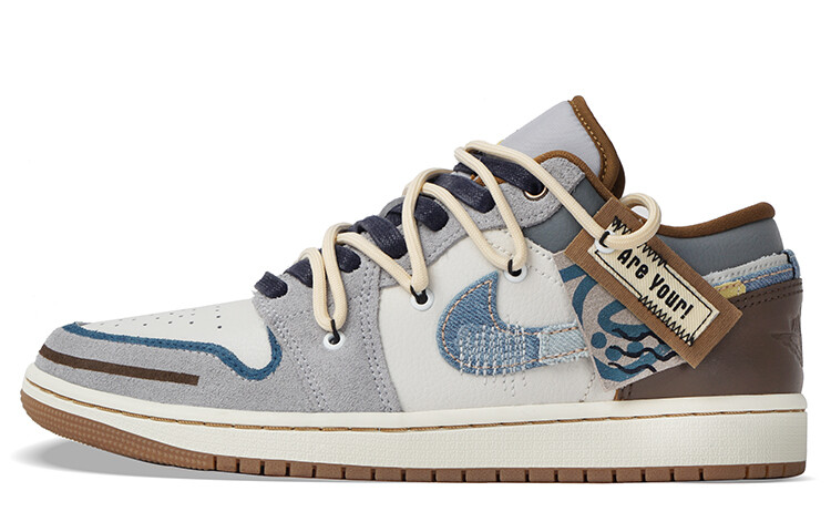 

Jordan Air Jordan 1 винтажные баскетбольные кроссовки мужские, Gray/Brown