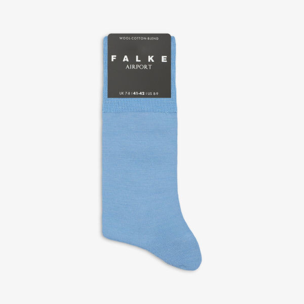 

Носки Airport из смесовой шерсти Falke, синий