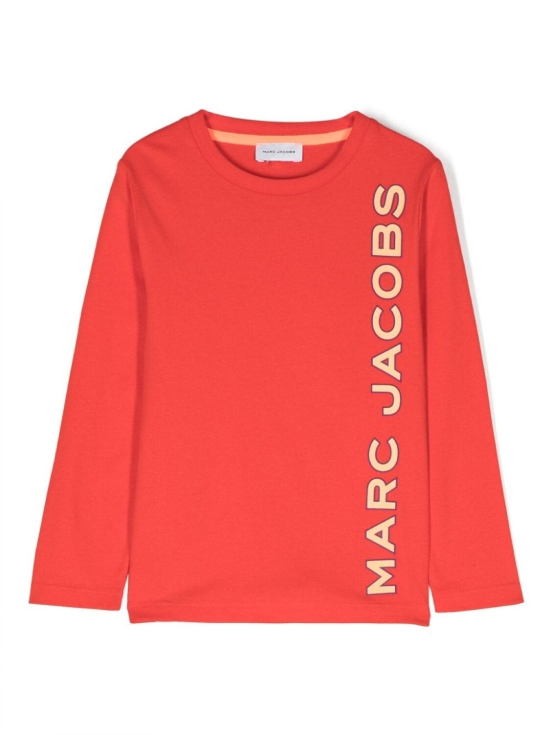 

Marc Jacobs Kids футболка с длинными рукавами и логотипом, красный