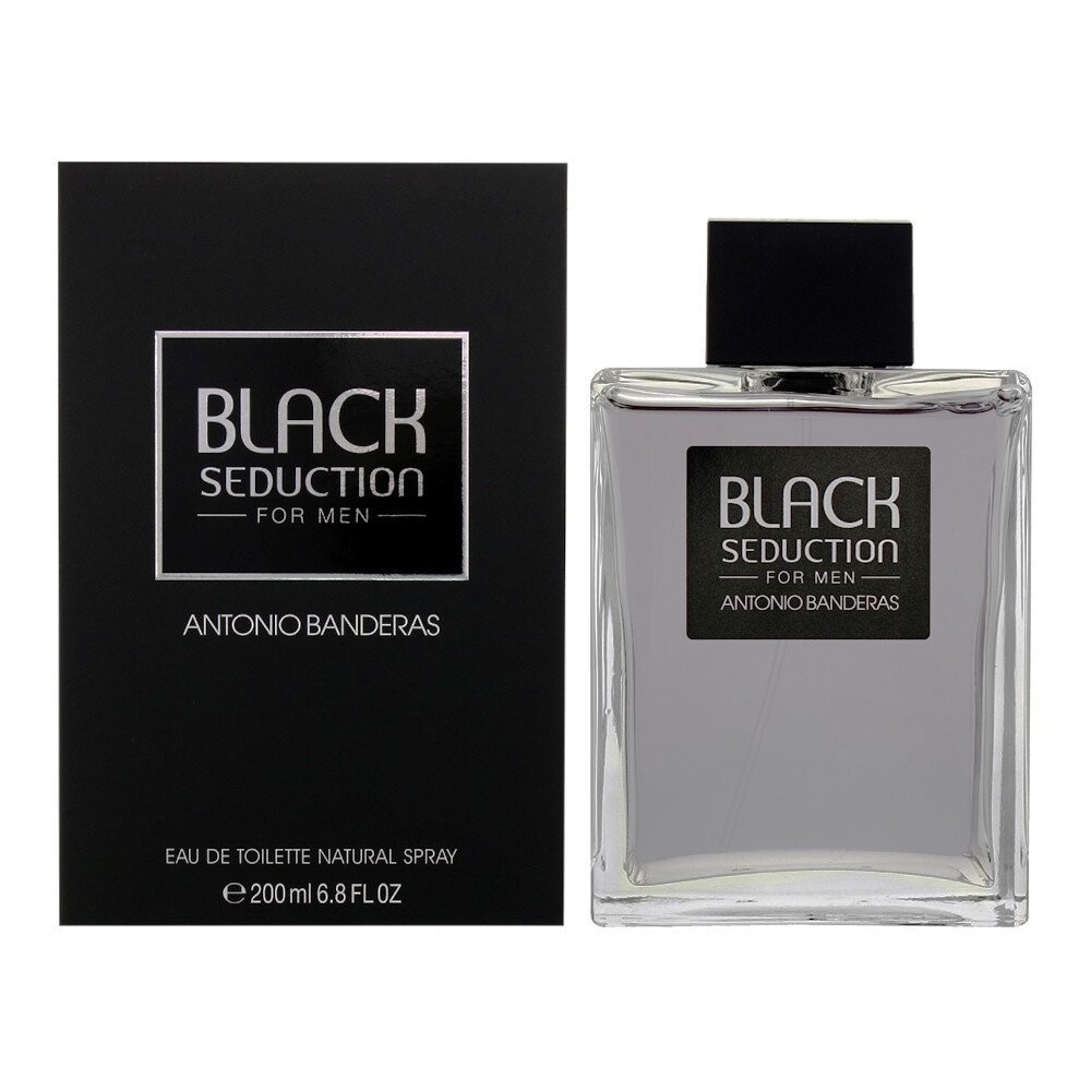 Antonio Banderas, Seduction in Black, туалетная вода, 200 мл — фото 2