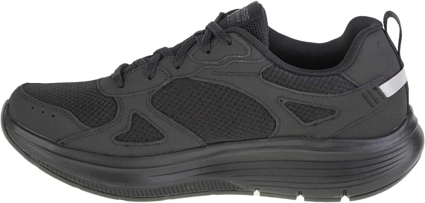 Мужские слипоны Skechers Go Walk Flex Hands Up, черный — фото 2