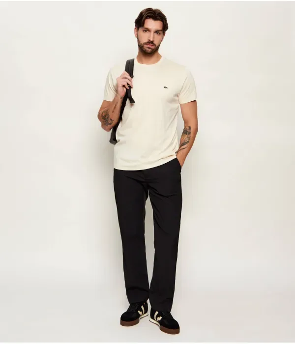 Футболка regular fit Lacoste, бежевый — фото 2