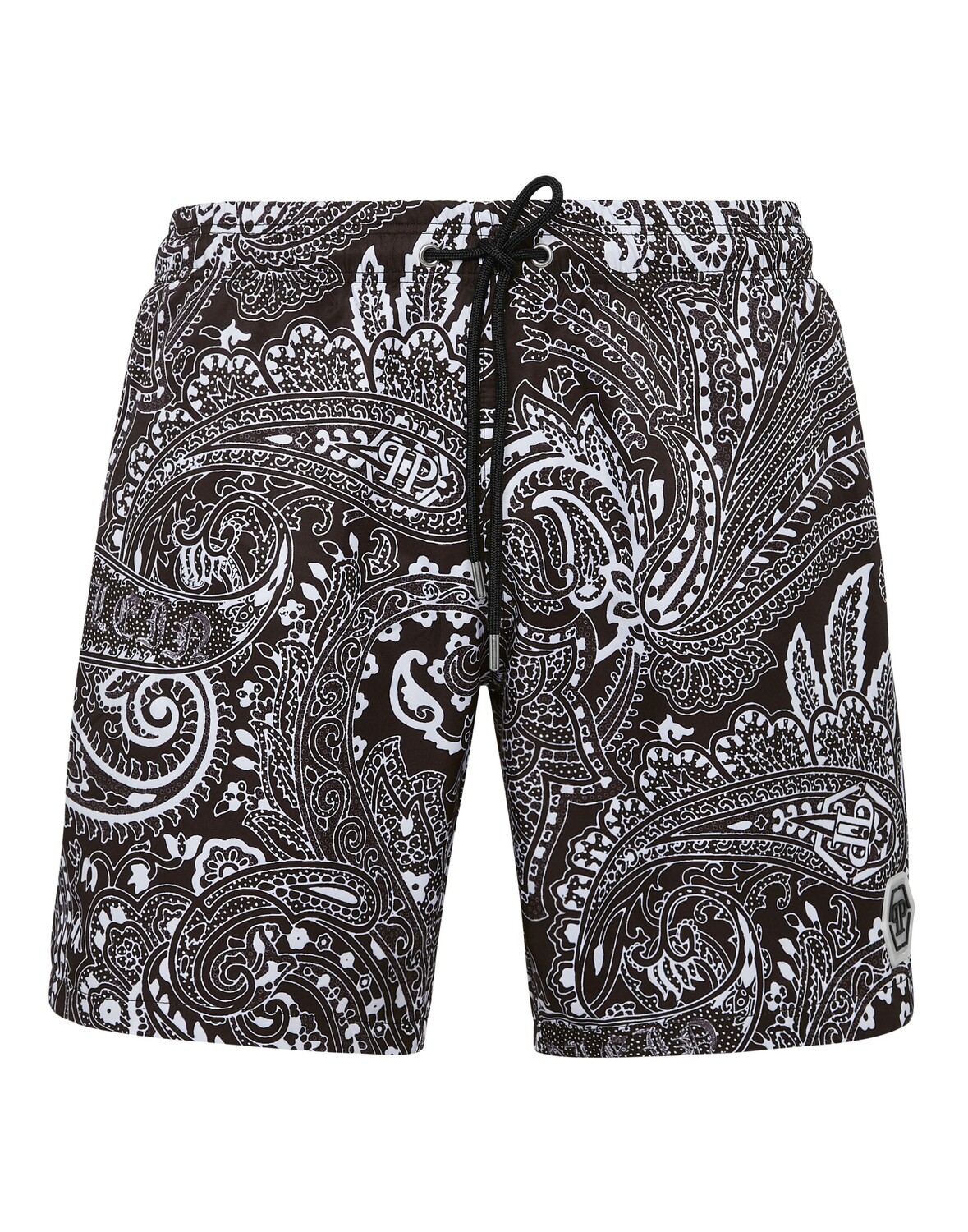 

Купальники-боксеры с пейсли Philipp Plein, цвет Black / White