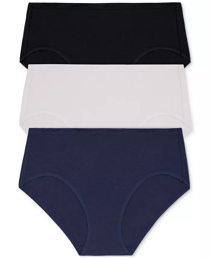 

Женские хлопковые трусы-бикини из модала, 3 шт. - DK8465P3 DKNY, синий