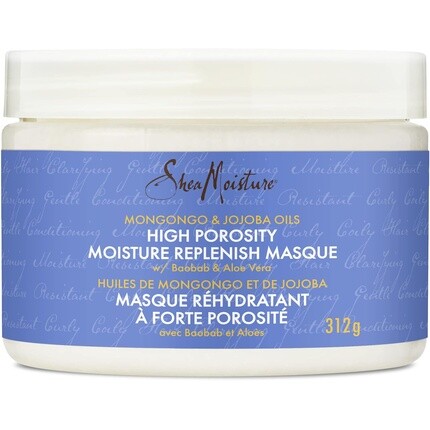

Shea Moisture Mongongo & Jojoba Oils Высокопористая увлажняющая восстанавливающая маска 11 унций
