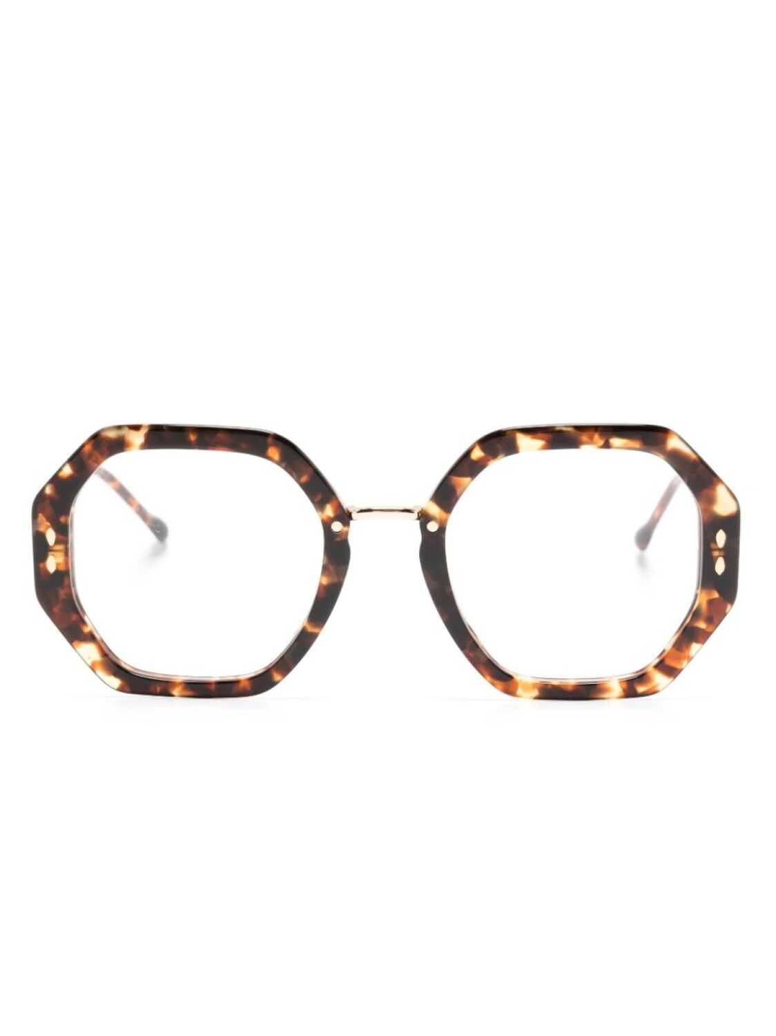 

Isabel Marant Eyewear очки в геометричной оправе черепаховой расцветки, коричневый