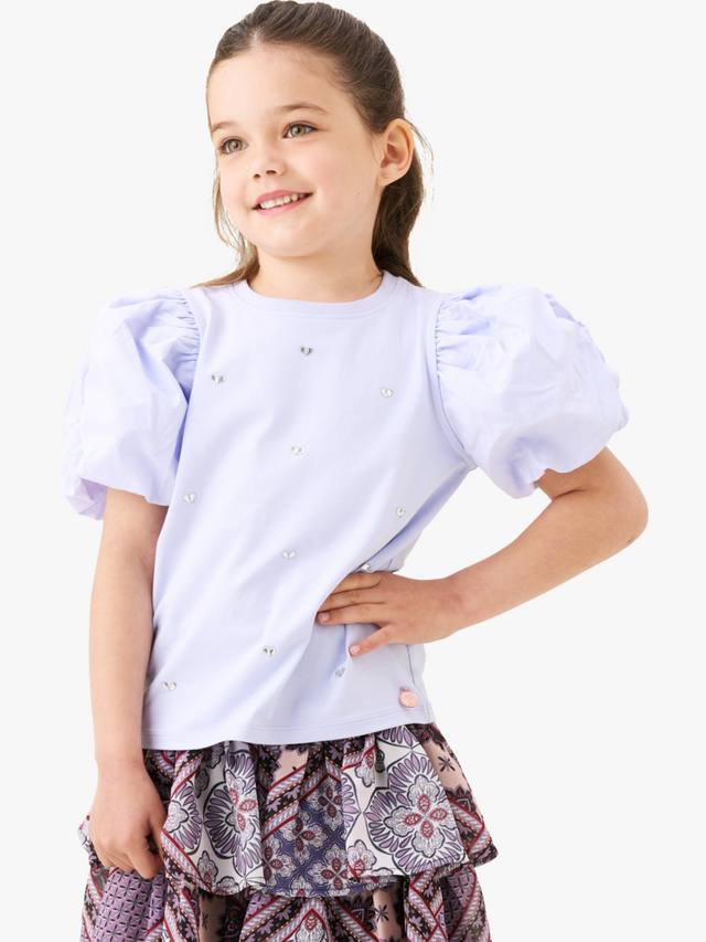 

Детская футболка с пышными рукавами Angel & Rocket, Lilac