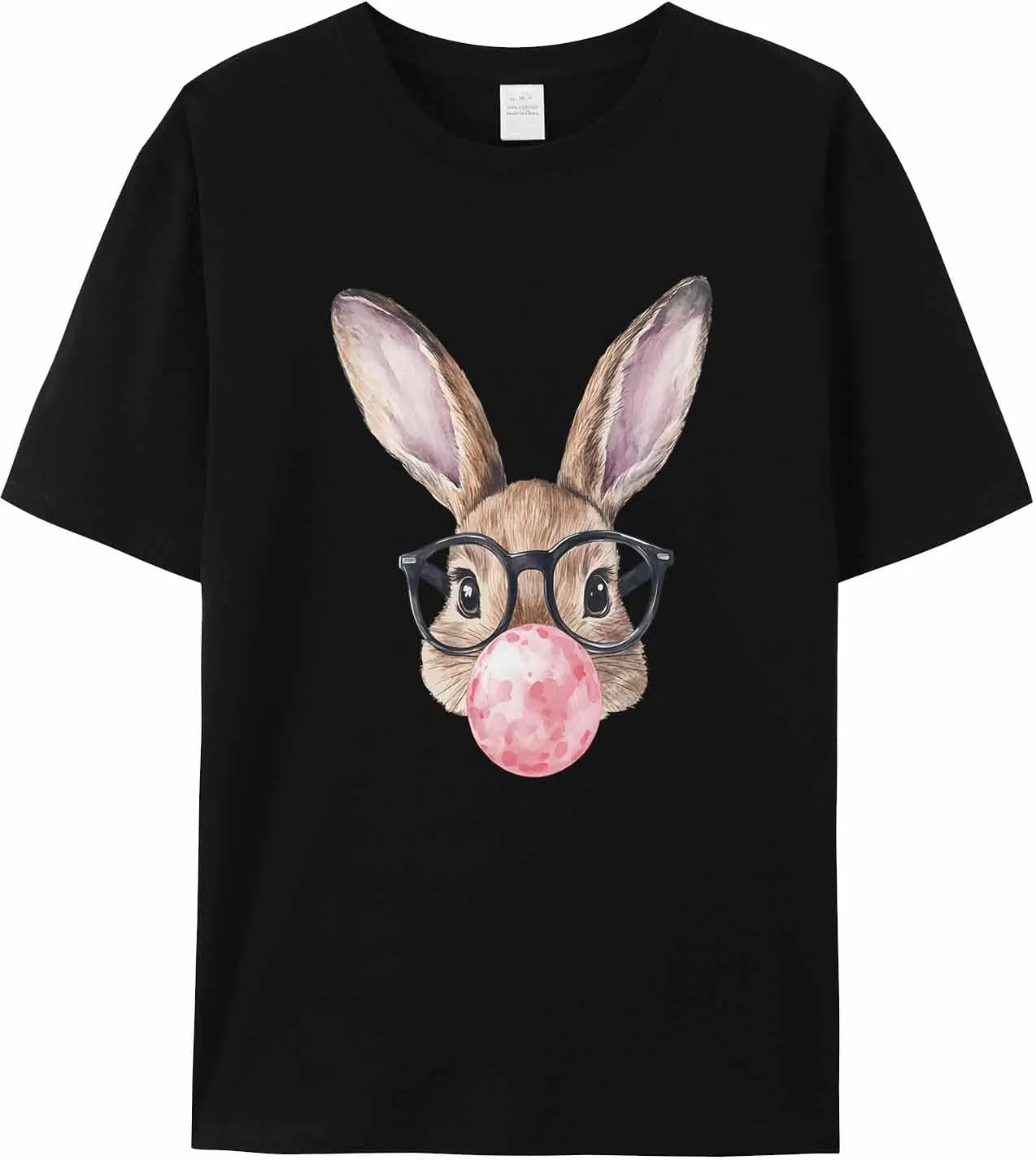 

Мужская футболка с кроликом, короткий рукав jdudh