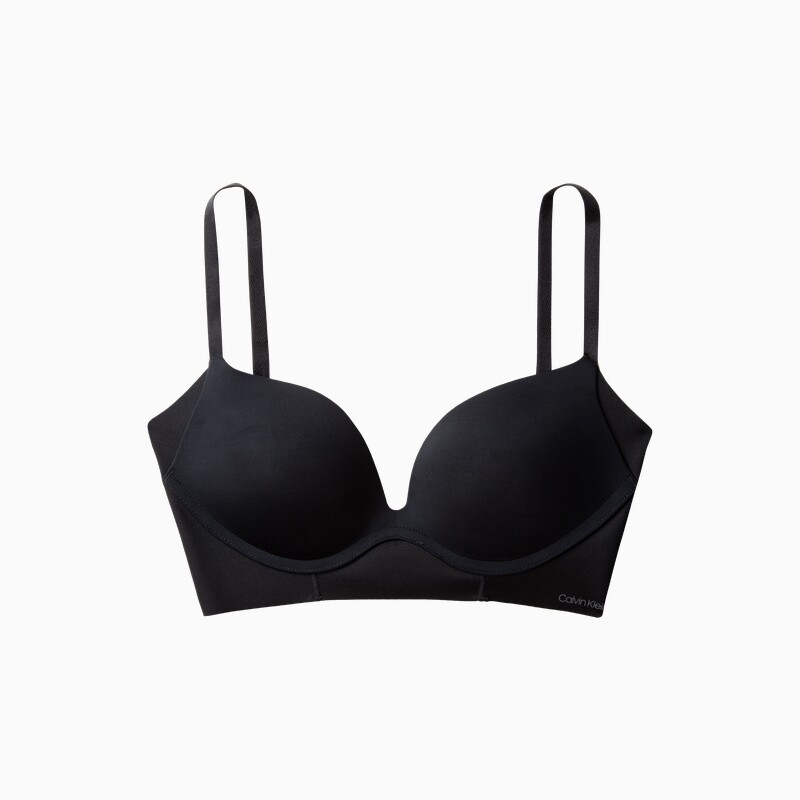 

Бюстгальтер Calvin Klein с глубоким V-образным вырезом, черный