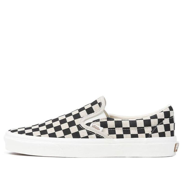 

Кроссовки classic slip-on 'black white' Vans, черный