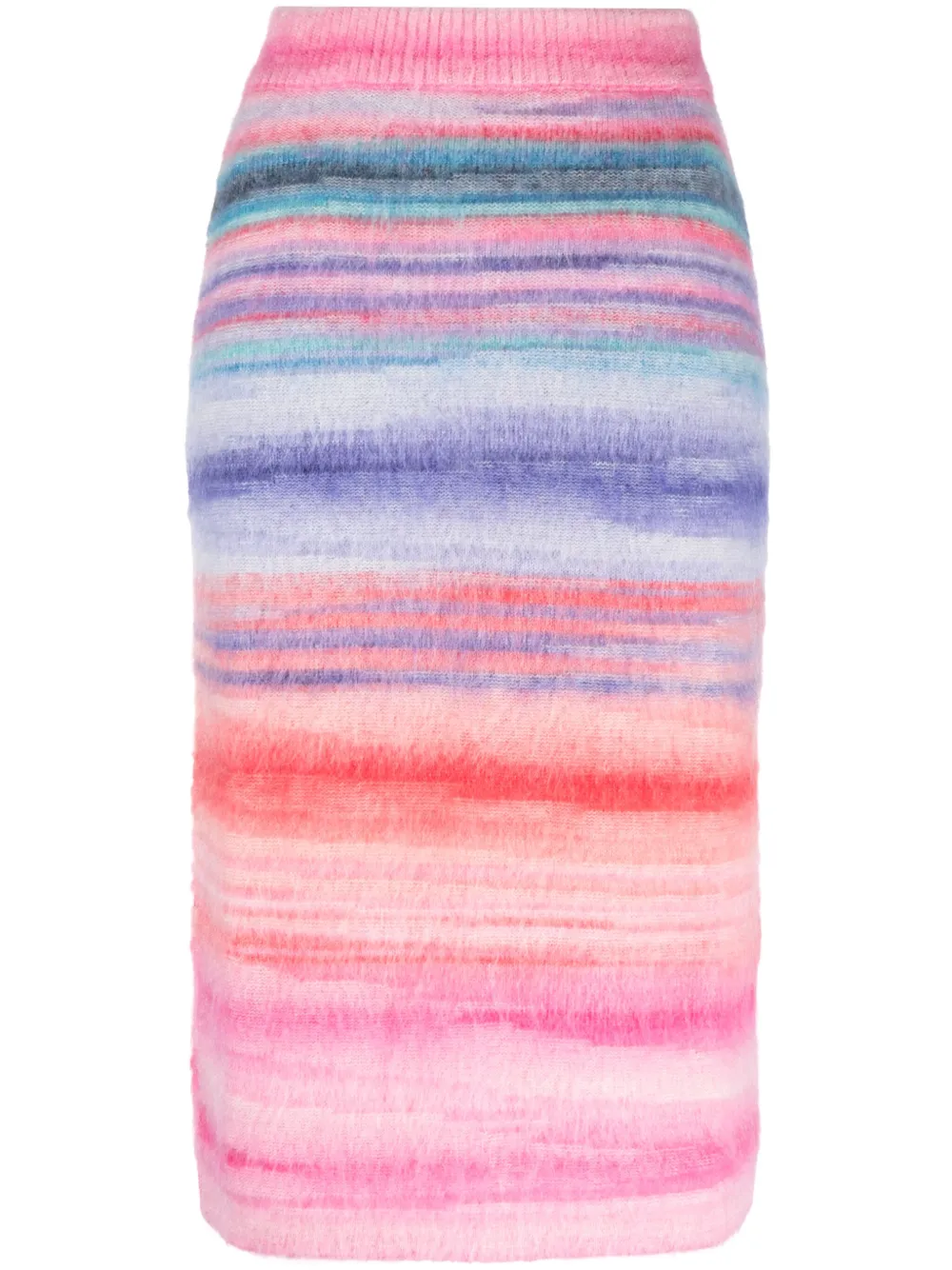 

Юбка из толстого трикотажа с начесом Missoni, розовый
