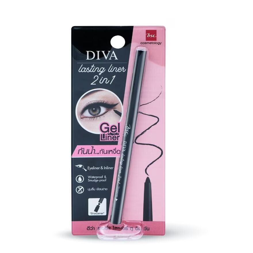 

BSC Подводка Bsc Diva Lasting Liner 2в1 0,28г. Черный, Black