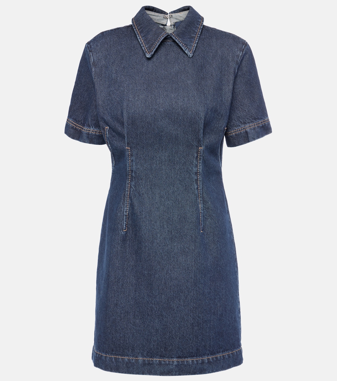 

Платье-поло из денима Douglas Sportmax, Scuro Used