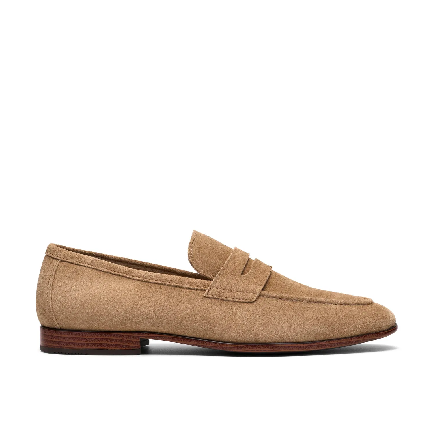 Лоферы на замше Clarks Winsford Easy, бежевый