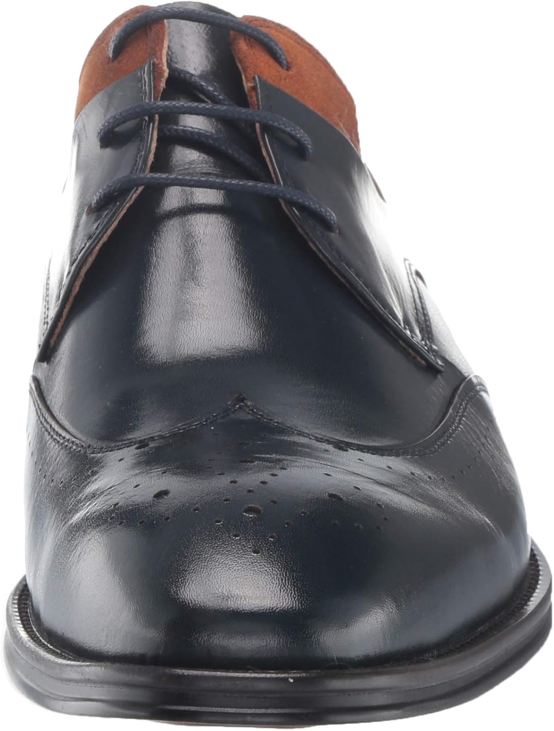 Мужские оксфорды Stacy Adams Hewlett Wingtip, темно-синий — фото 2