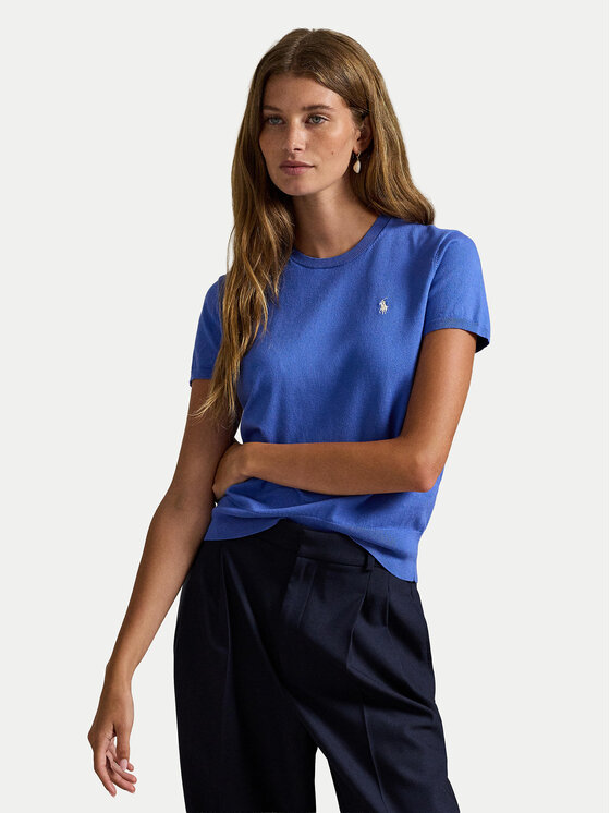 

Футболка slim fit 211971872500 Polo Ralph Lauren, синий
