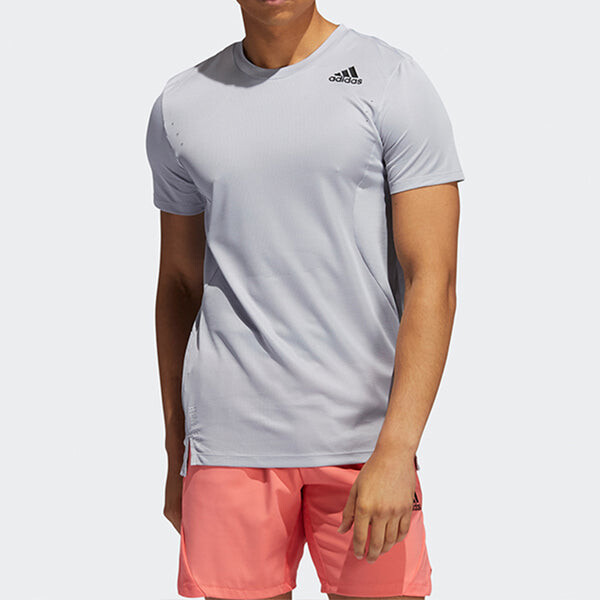 Футболка trg tee h.rdy training короткий рукав футболка мужская Adidas, серый — фото 3
