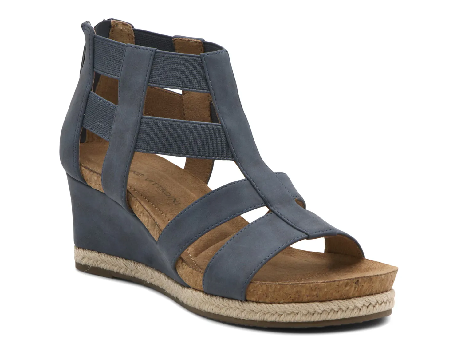 

Сандалии Truly Wedge Sandal Adrienne Vittadini, темно-синий