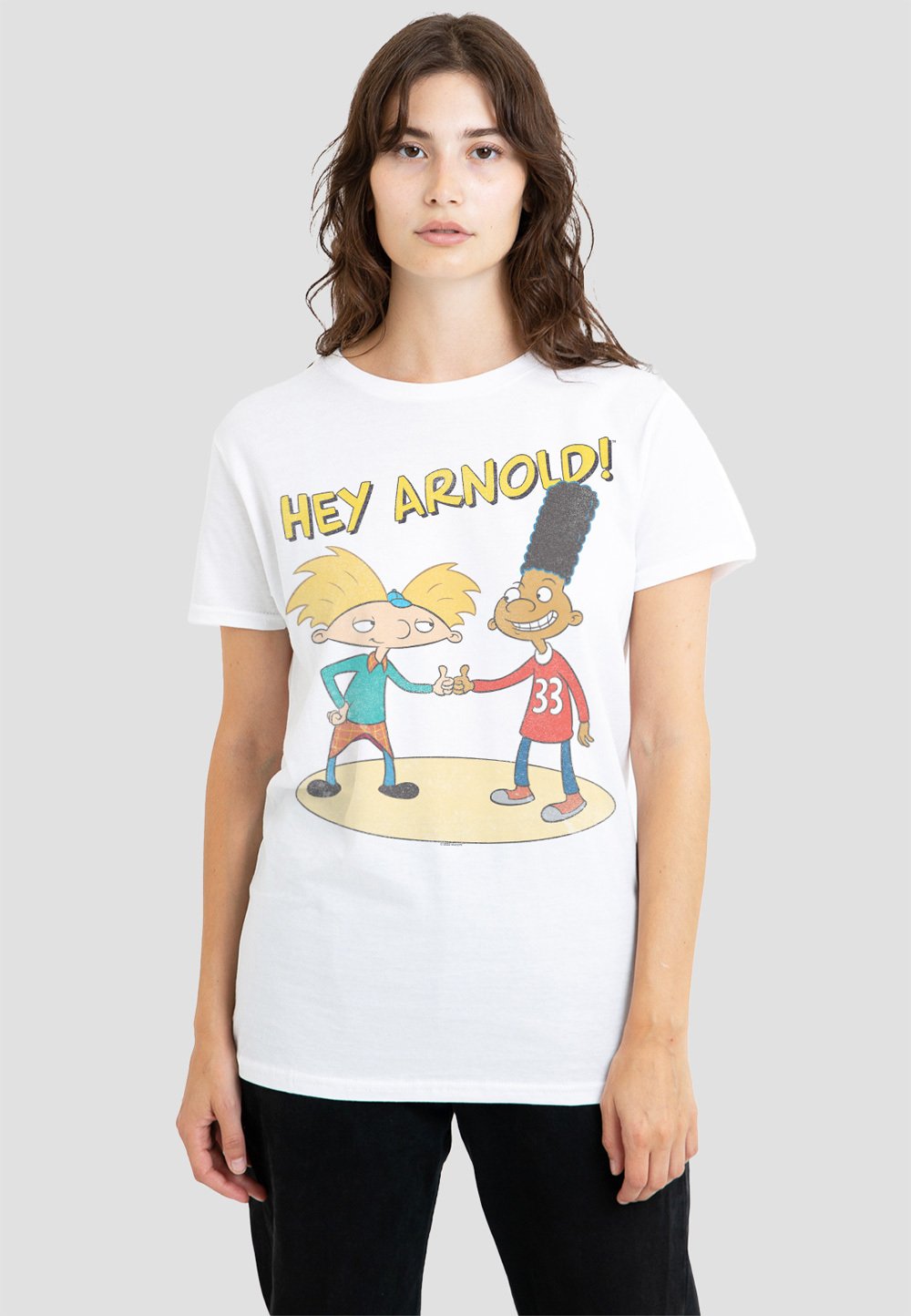 

Футболка с принтом HEY ARNOLD GERALD Cotton Soul, белый
