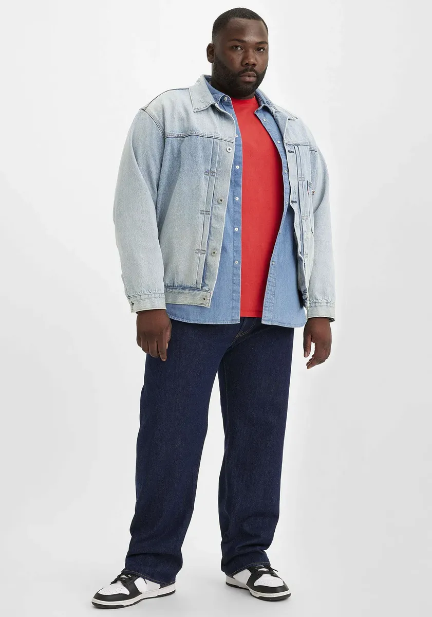 Прямые джинсы Levi's Plus "501 LEVI'SORIGINAL B&T", цвет Dark Indigo — фото 4