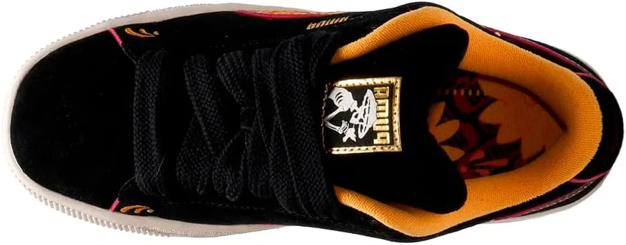 Мужские замшевые кроссовки PUMA La Catrina, черные, размер XL — фото 4