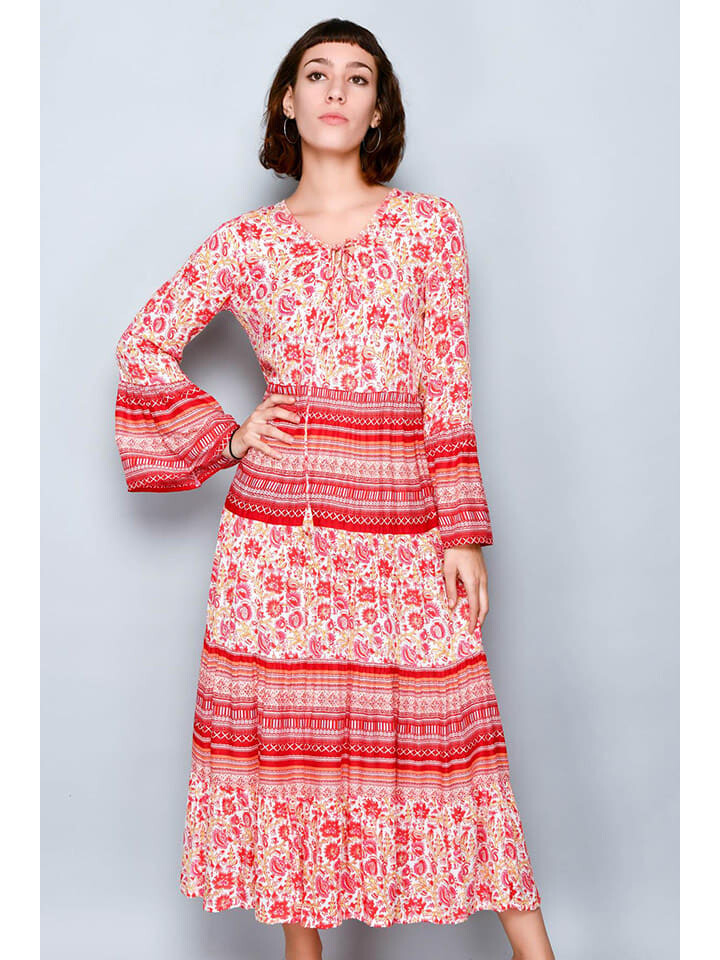 

Длинное платье HHG, цвет rot/bunt