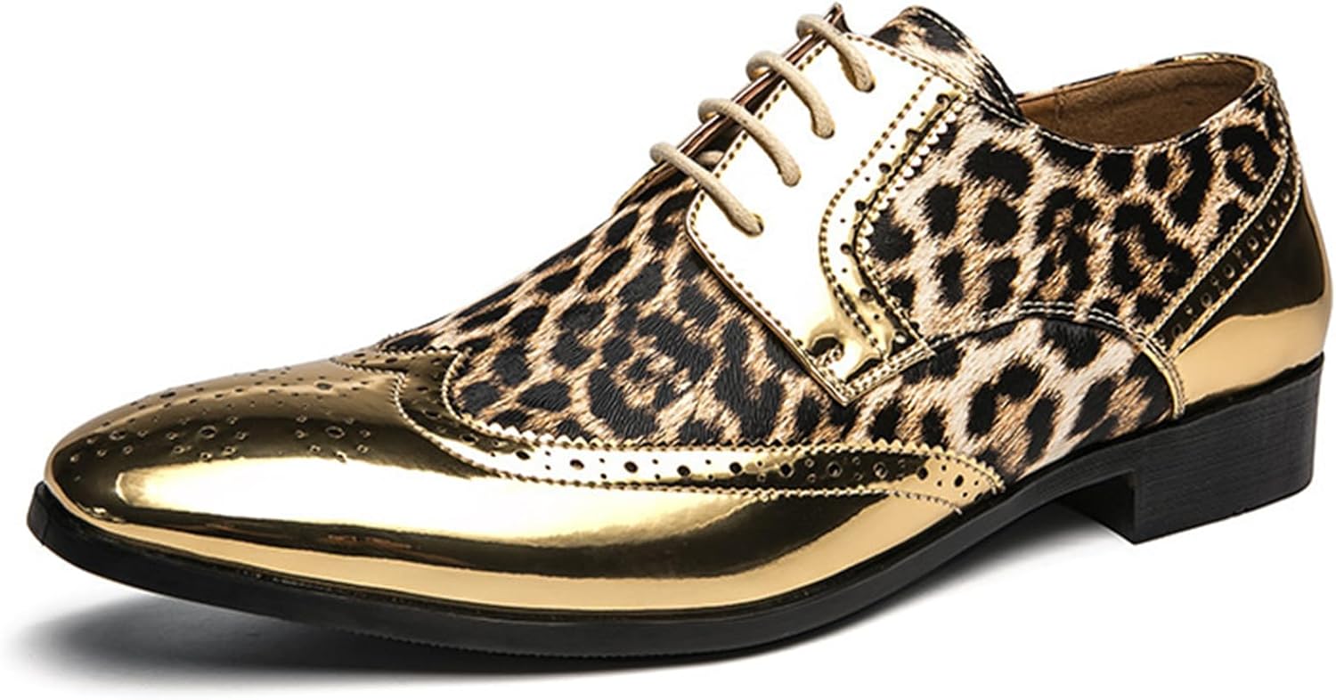 

Мужская обувь ADMLZQQ, балетки из кожи, повседневные комфортные оксфорды, мужская формальная обувь, золотой