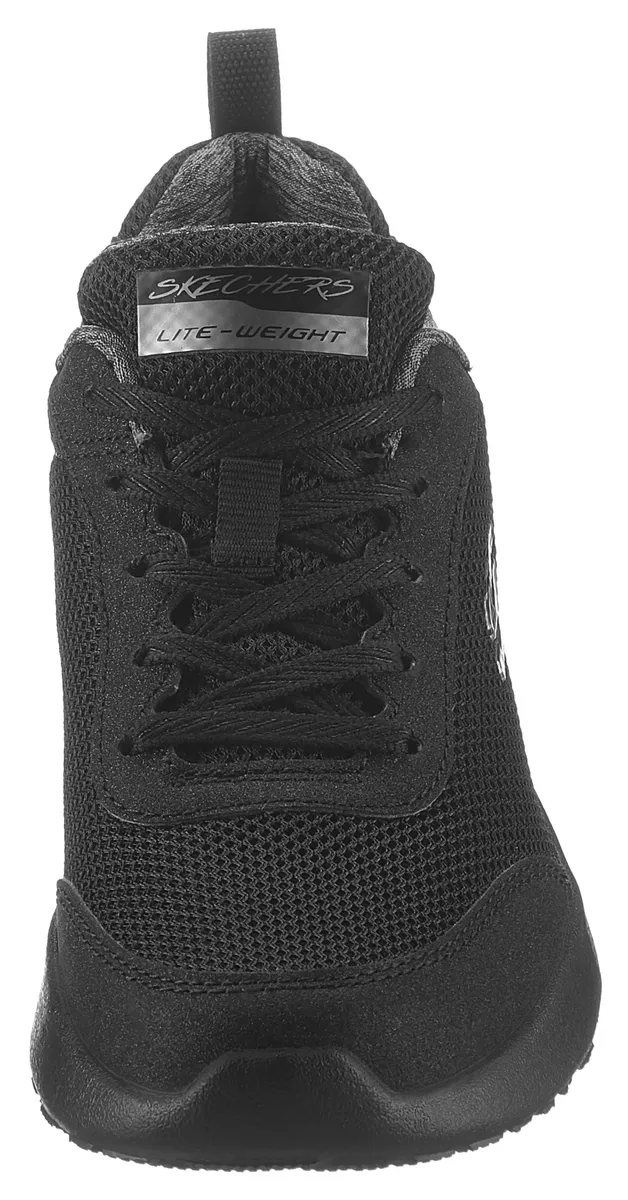 Кроссовки Skechers "Skech-Air Dynamight - Fast Brake", металлический элемент на пятке, повседневная обувь, полуботинки, туфли на шнуровке, черный — фото 4