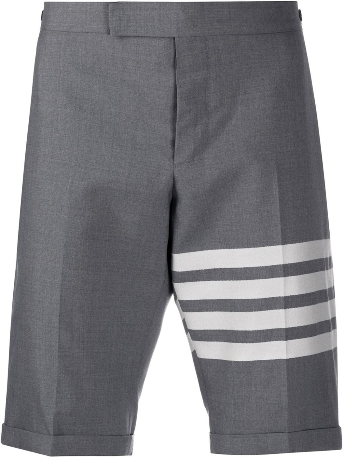 

Thom Browne строгие шорты с полосками 4-Bar, серый