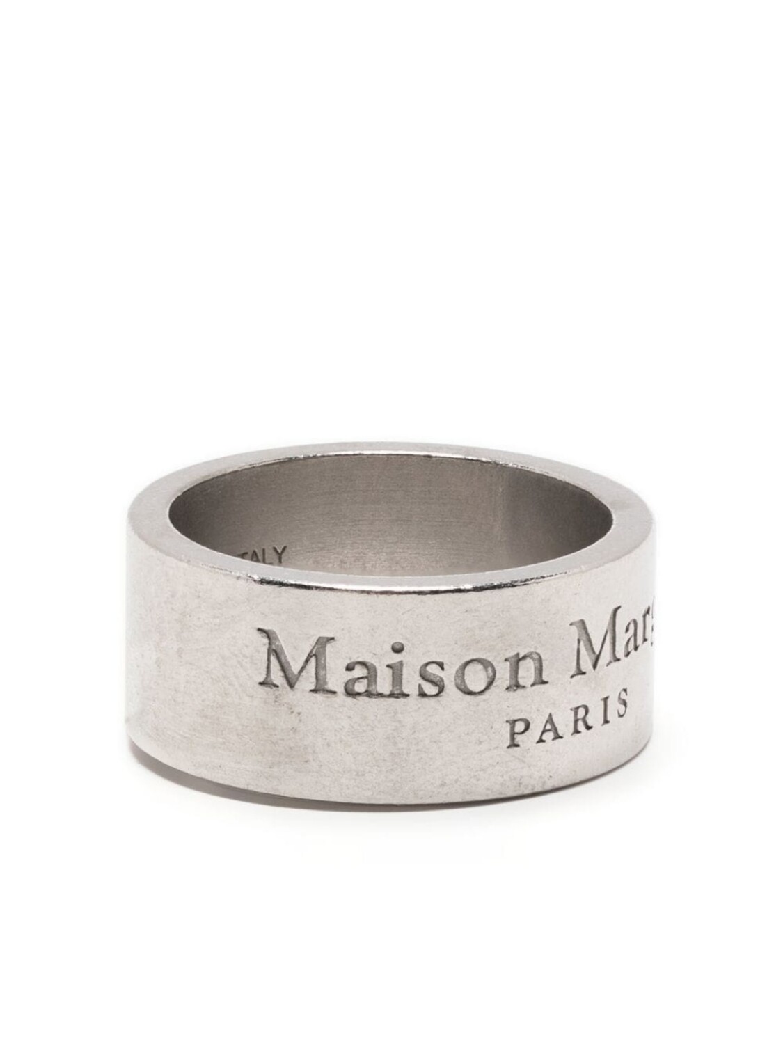 

Кольцо с гравировкой логотипа Maison Margiela, серебряный