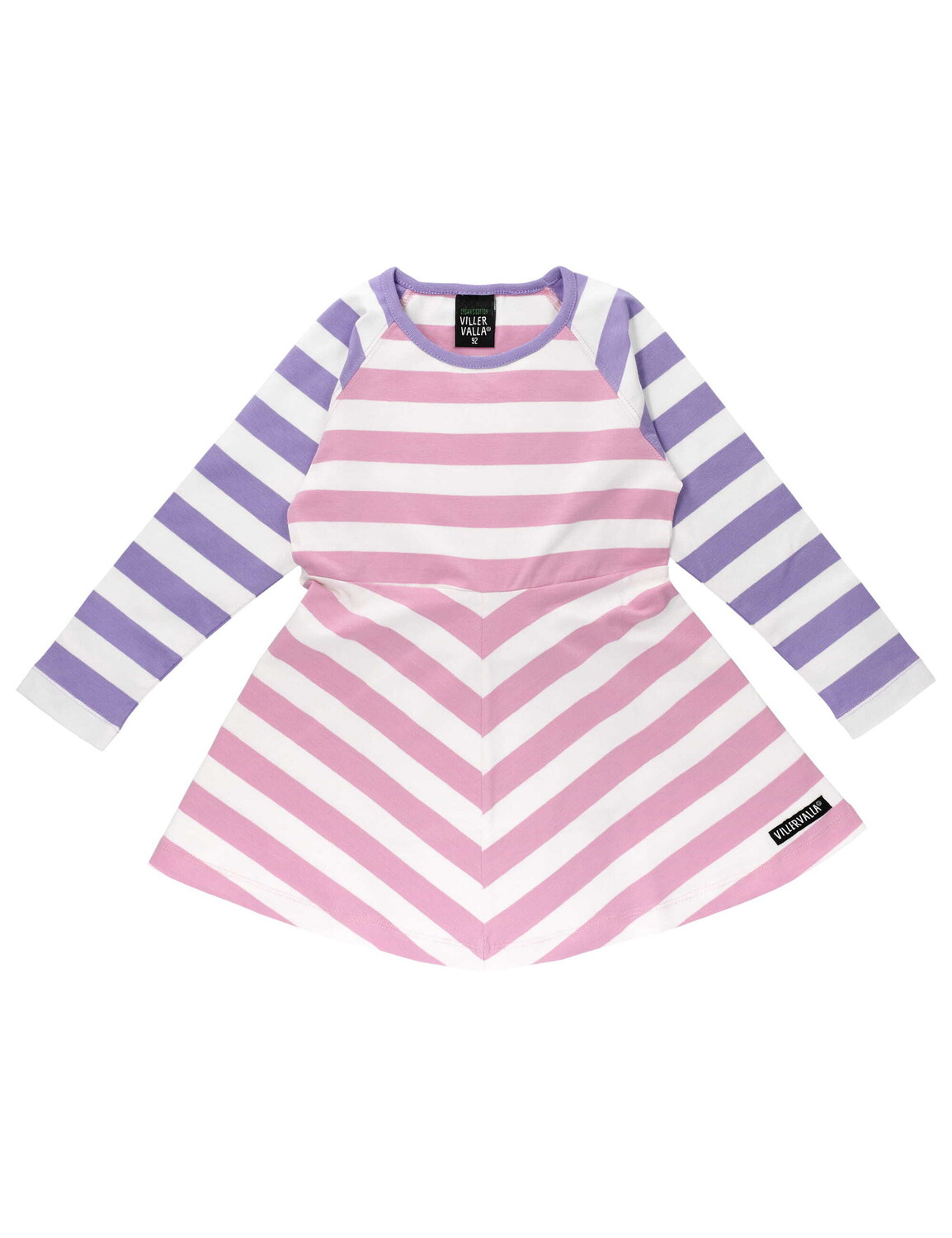 

Платье Villervalla Stripes Lavender/Bloom, цвет weiß rosa lila