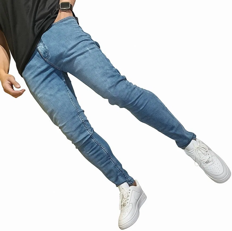 Джинсы классические Stretch Pants, Azul Claro