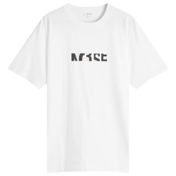 

Футболка с принтом логотипа Йоханнеса Zoom Norse Projects, белый
