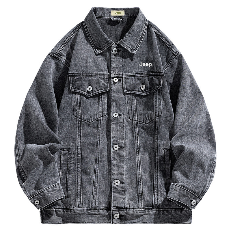 

Джинсовая куртка унисекс Jeep, цвет Denim Gray, Серый, Джинсовая куртка унисекс Jeep, цвет Denim Gray