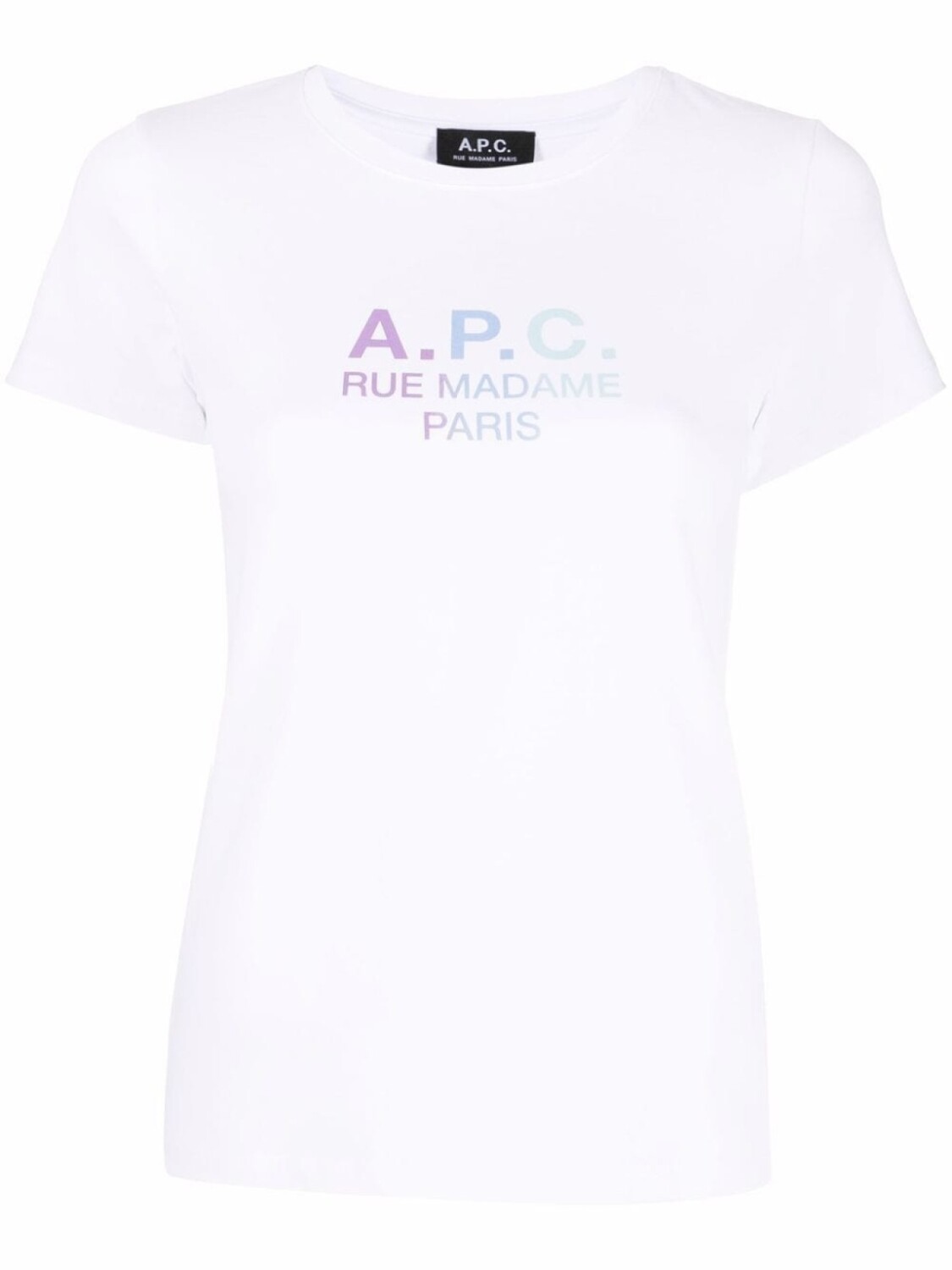 

A.P.C. футболка Rue Madame Paris, белый