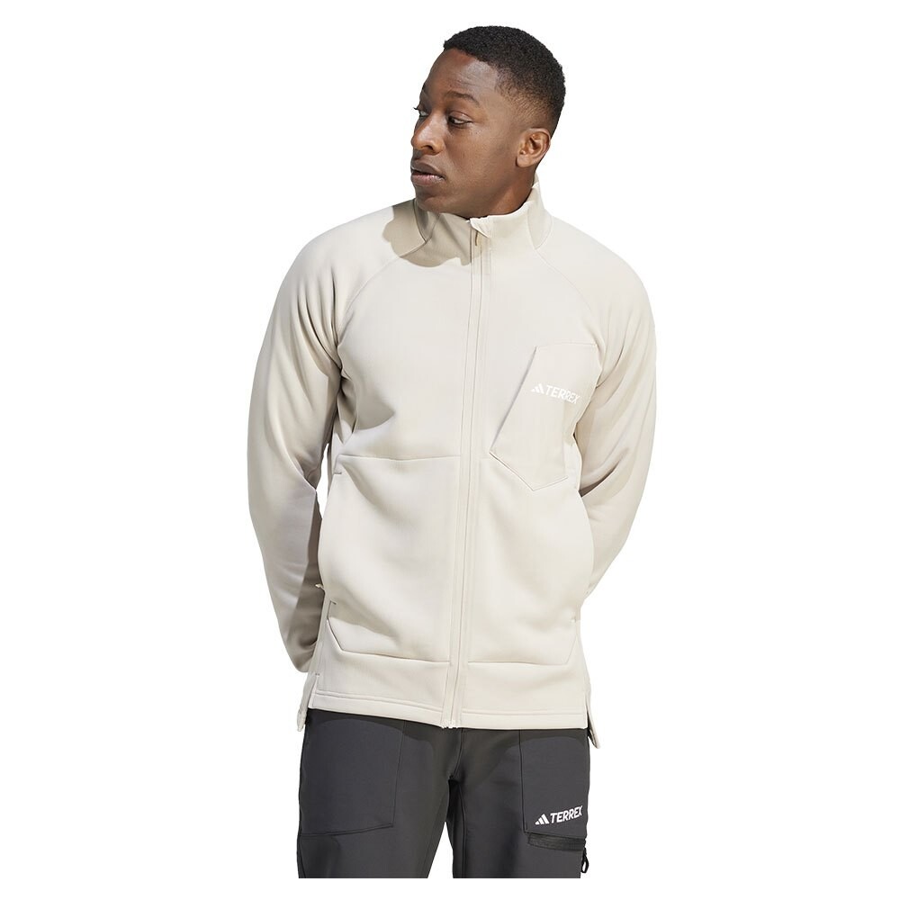 

Толстовка на молнии adidas Organiser Xperior Medium Fleece, бежевый